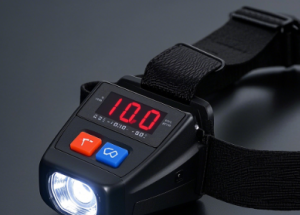 数码显示挥手感应探照头灯解决方案